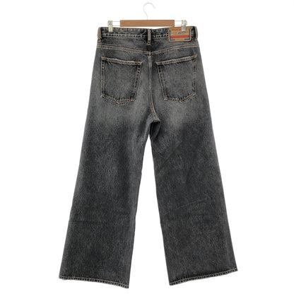 DIESEL Charcoal D-RASE baggy denim, bottoms