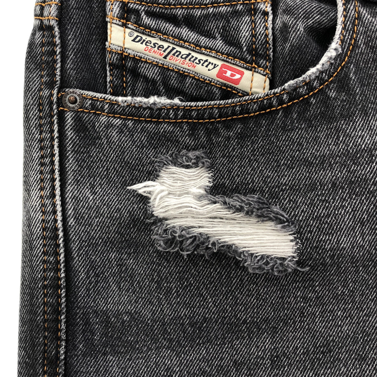 DIESEL Charcoal D-RASE baggy denim, bottoms