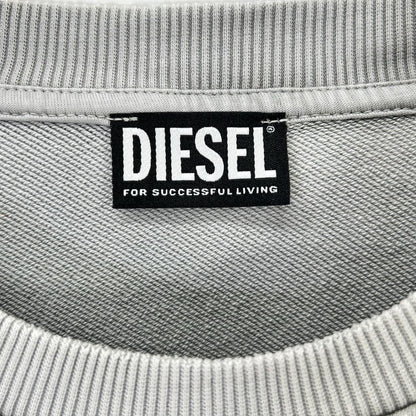 DIESEL ディーゼル グレー S-GRUB ロングスリーブ トレーナー トップス
