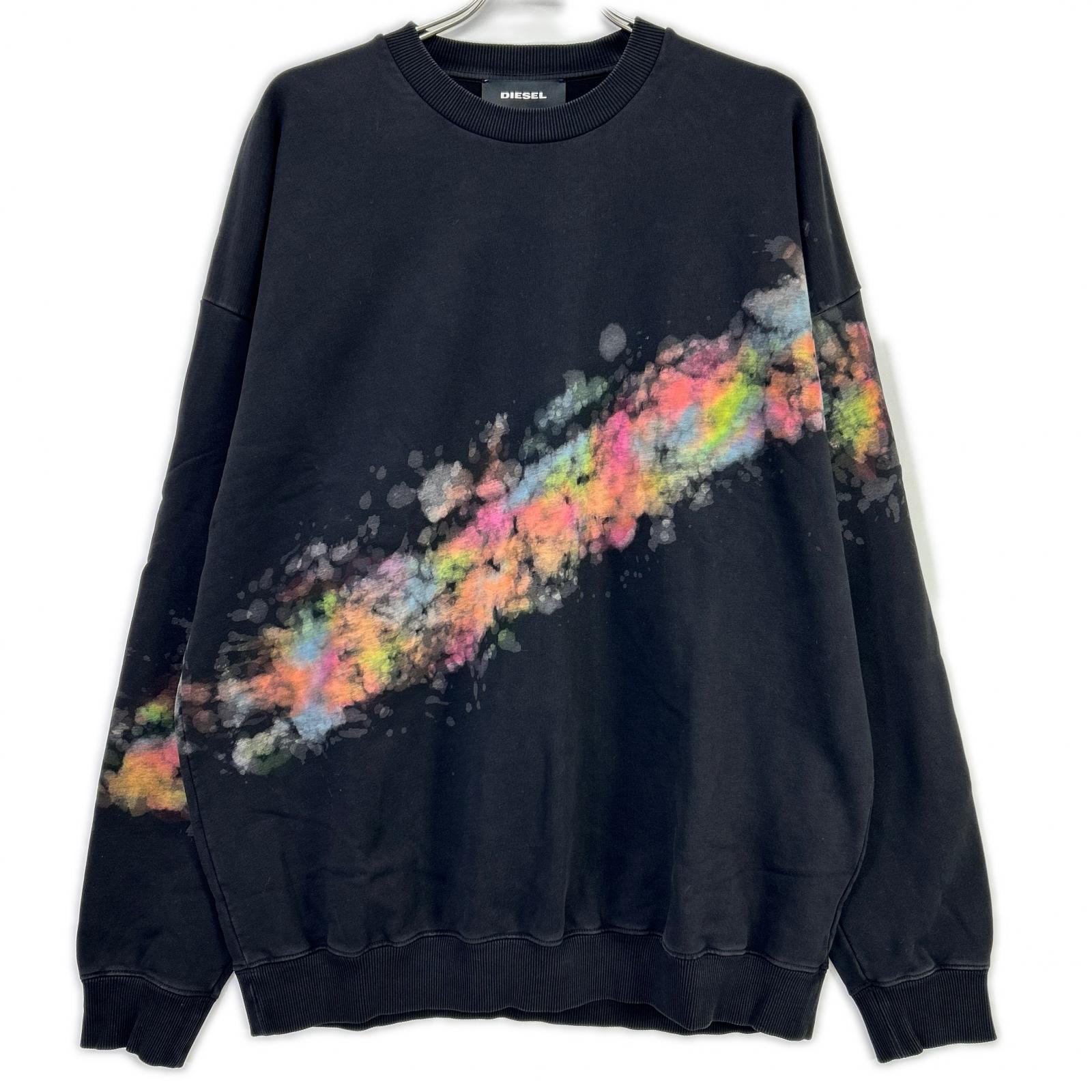 DIESEL ディーゼル 21SS ブラック S-MART-A92 スウェット トップス