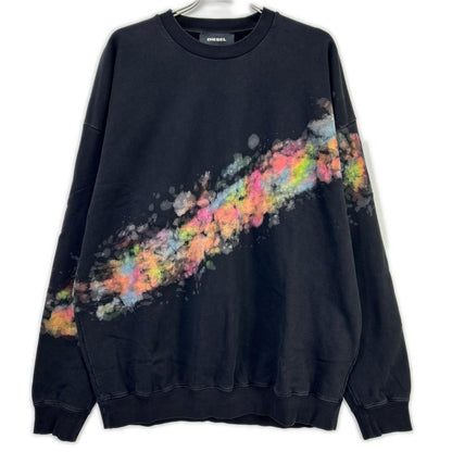 DIESEL ディーゼル 21SS ブラック S-MART-A92 スウェット トップス