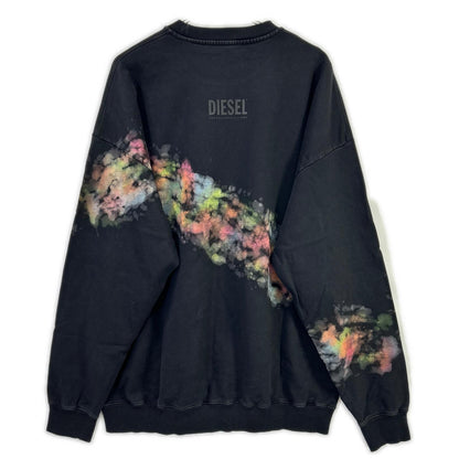 DIESEL ディーゼル 21SS ブラック S-MART-A92 スウェット トップス