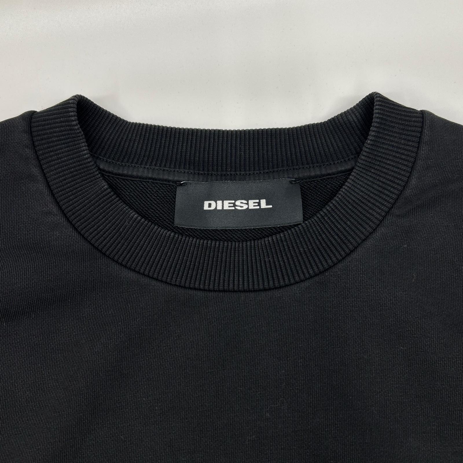 DIESEL ディーゼル 21SS ブラック S-MART-A92 スウェット トップス