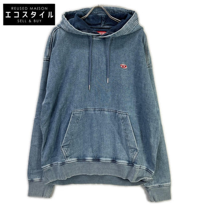 DIESEL ディーゼル ブルー デニム D-UM-RIB-NE パーカー トップス