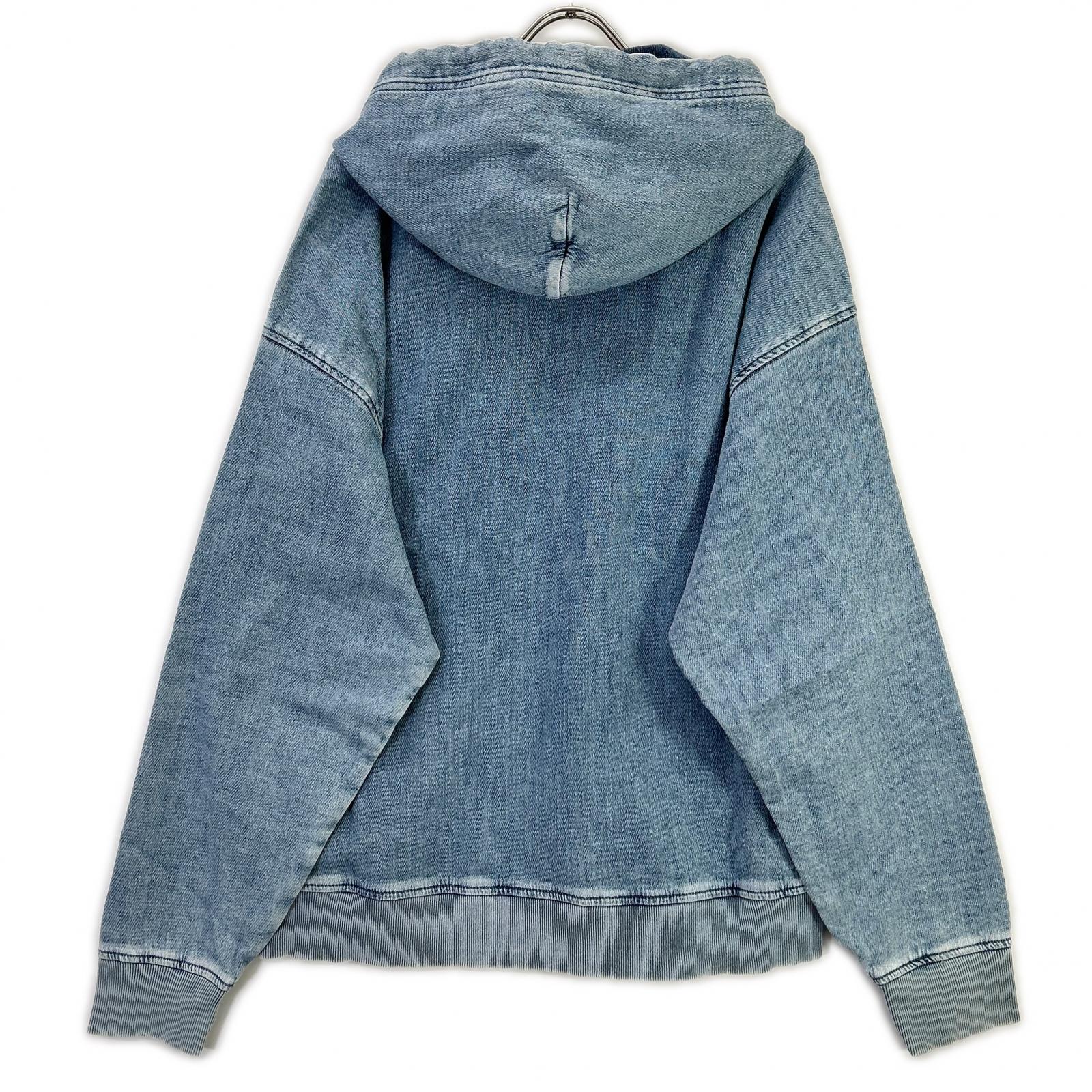 DIESEL ディーゼル ブルー デニム D-UM-RIB-NE パーカー トップス