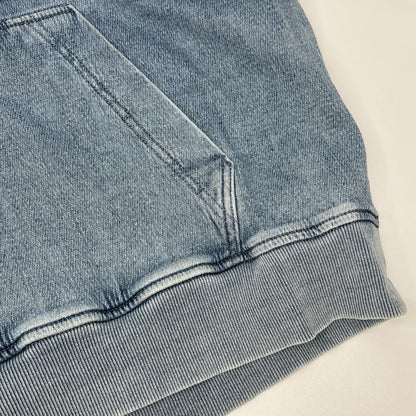 DIESEL ディーゼル ブルー デニム D-UM-RIB-NE パーカー トップス