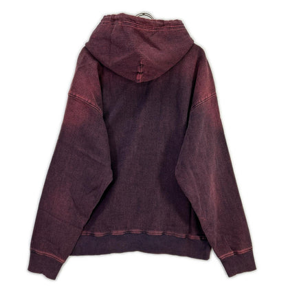 DIESEL ディーゼル レッド デニム D-UM-RIB-NE パーカー トップス