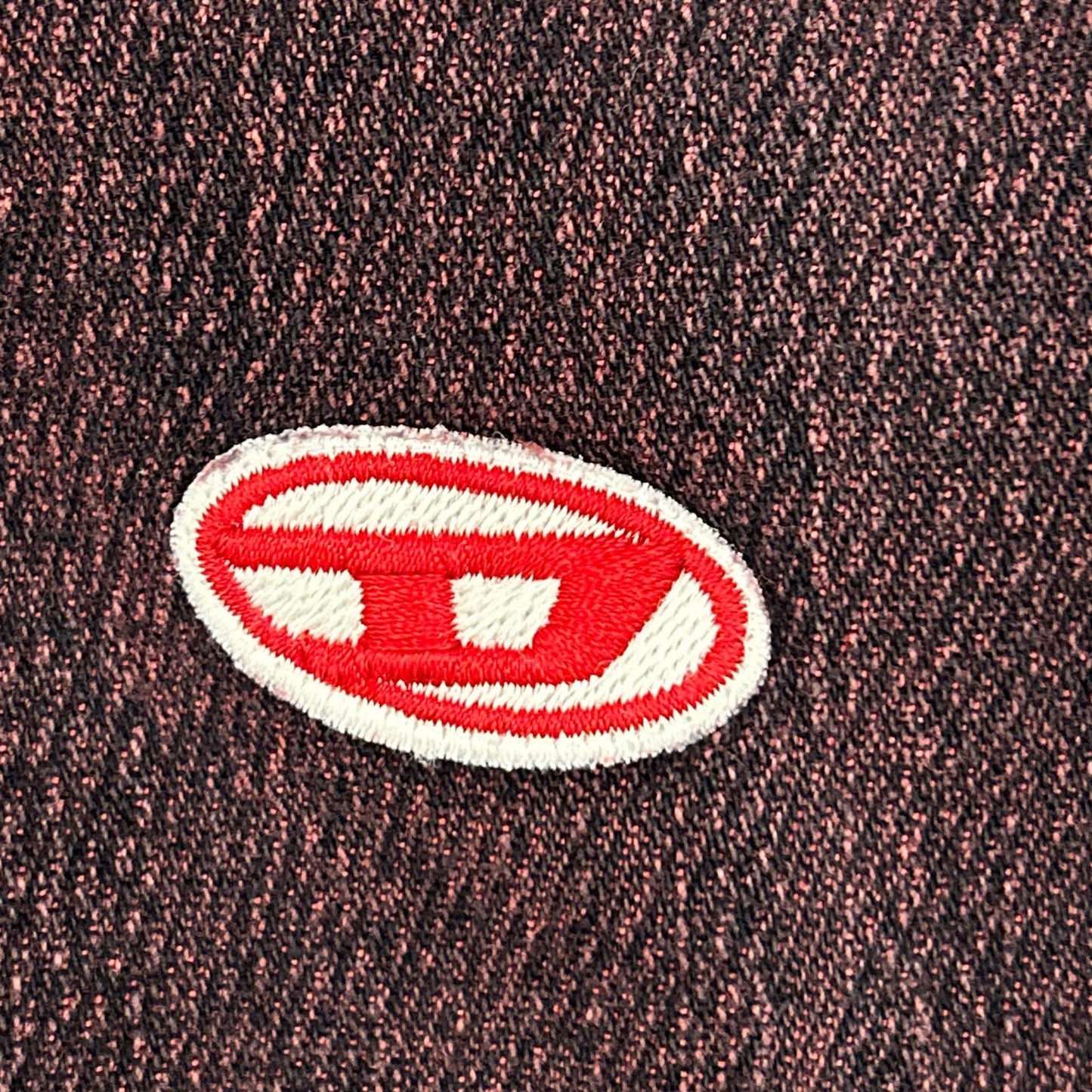 DIESEL ディーゼル レッド デニム D-UM-RIB-NE パーカー トップス