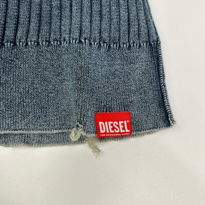 DIESEL ディーゼル ブルー K-ELASA タートルネックリブ トップス トップス