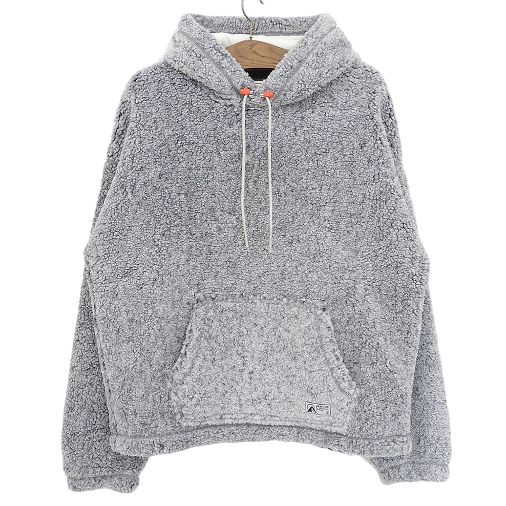 DIESEL ディーゼル 美品 S-UMMEREDDY ボア フーディ トップス メンズ グレー XL トップス