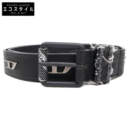 DIESEL ディーゼル 【美品】B-1DR デニム カウレザー ベルト