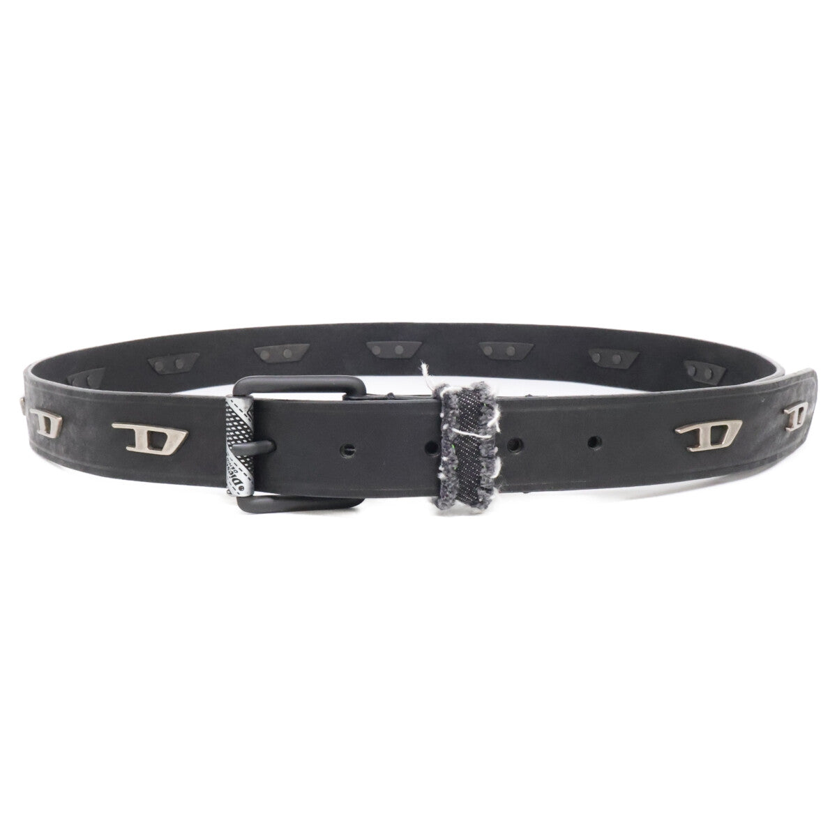 DIESEL ディーゼル 【美品】B-1DR デニム カウレザー ベルト