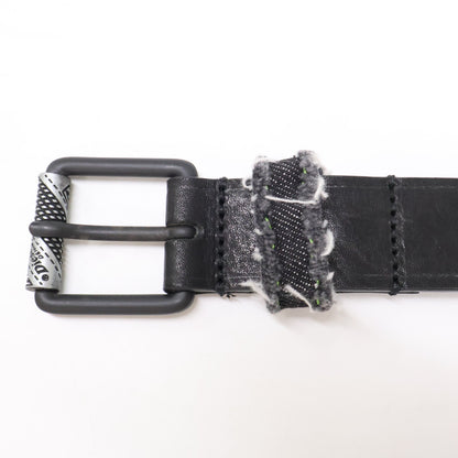 DIESEL ディーゼル 【美品】B-1DR デニム カウレザー ベルト
