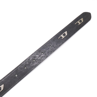 DIESEL ディーゼル 【美品】B-1DR デニム カウレザー ベルト