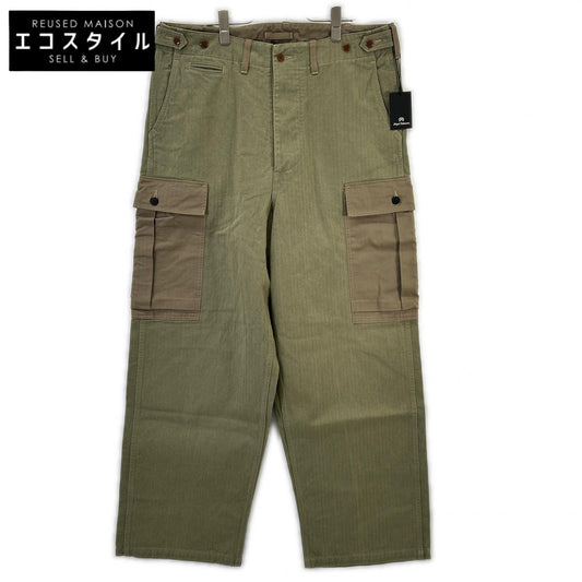 NIGEL CABOURN ナイジェルケーボン 8052-00-50005 カーキ 40s MONKEY ヘリンボーン カーゴ パンツ ボトムス