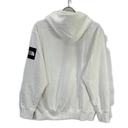 THE NORTH FACE ノースフェイス NT12335 ホワイト スクエアロゴフルジップパーカー トップス