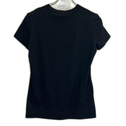 LOUIS VUITTON ルイヴィトン ブラック スパンコールロゴ Tシャツ トップス