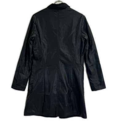 JILSANDER ジルサンダー 20111W00040 ブラック ナイロン×レザー リバーシブルコート ジャケット