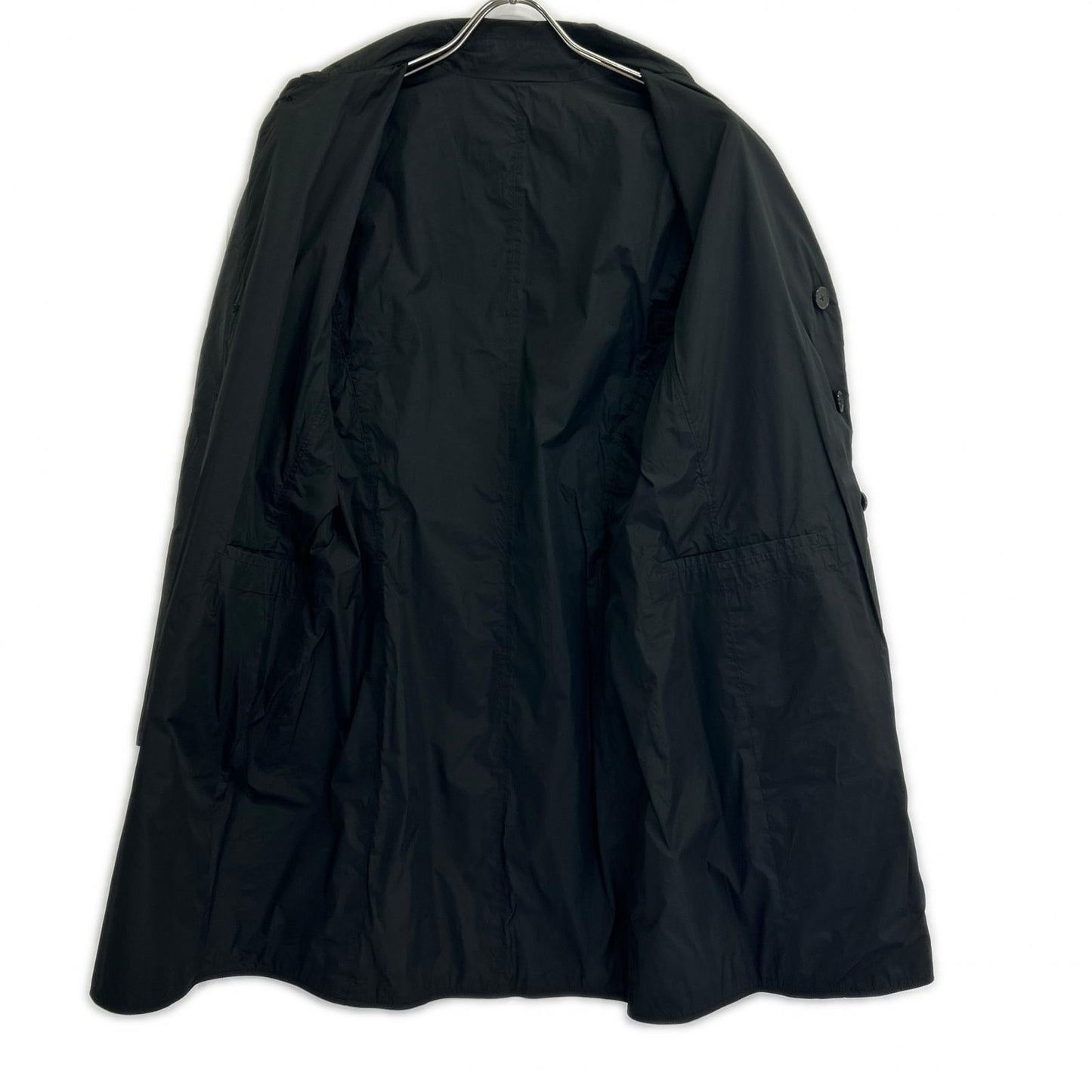 JILSANDER ジルサンダー 20111W00040 ブラック ナイロン×レザー リバーシブルコート ジャケット