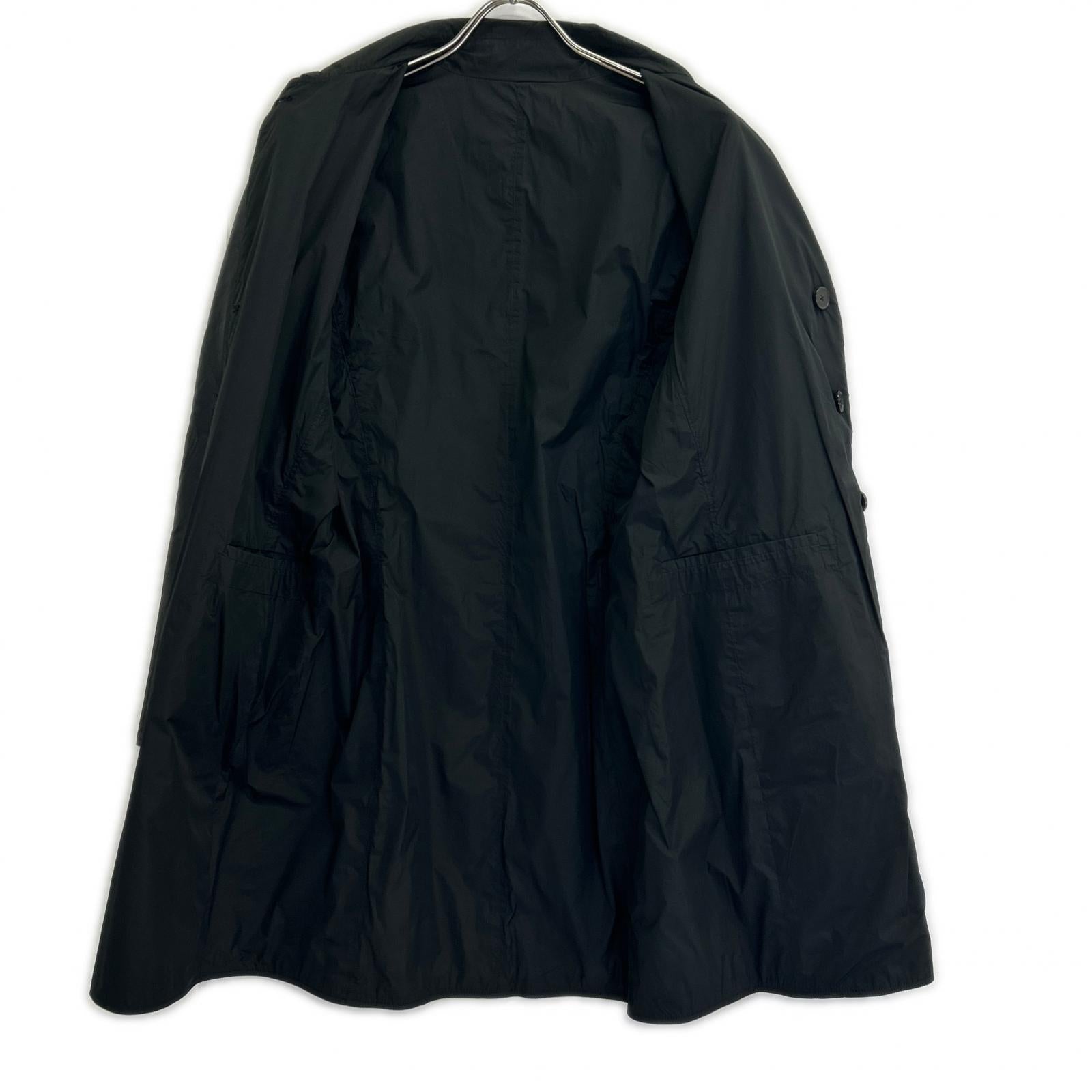 JILSANDER ジルサンダー 20111W00040 ブラック ナイロン×レザー リバーシブルコート ジャケット