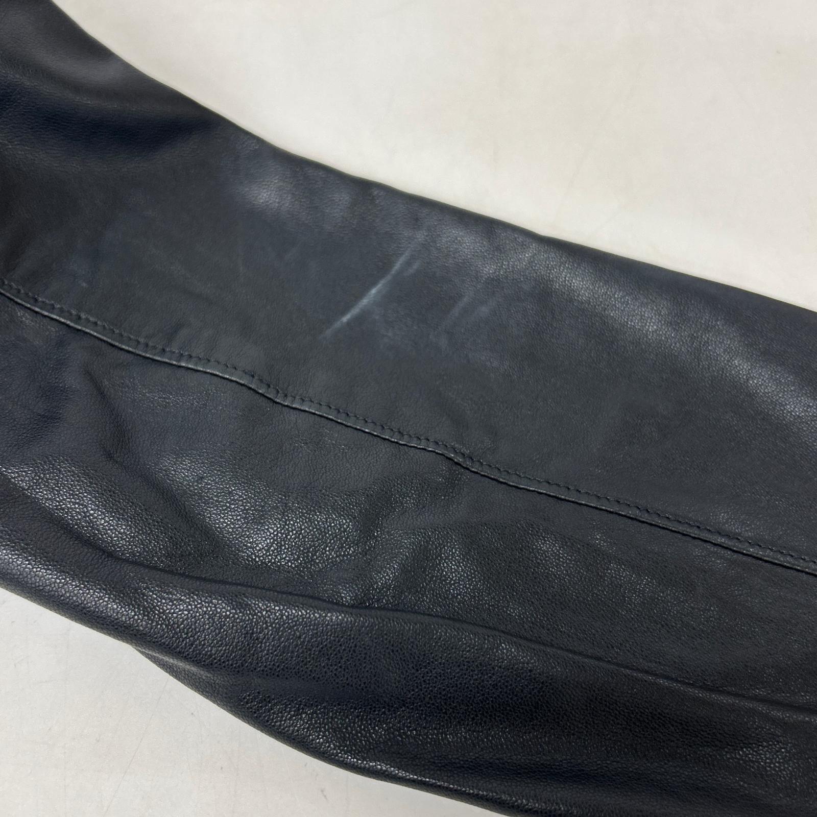 JILSANDER ジルサンダー 20111W00040 ブラック ナイロン×レザー リバーシブルコート ジャケット