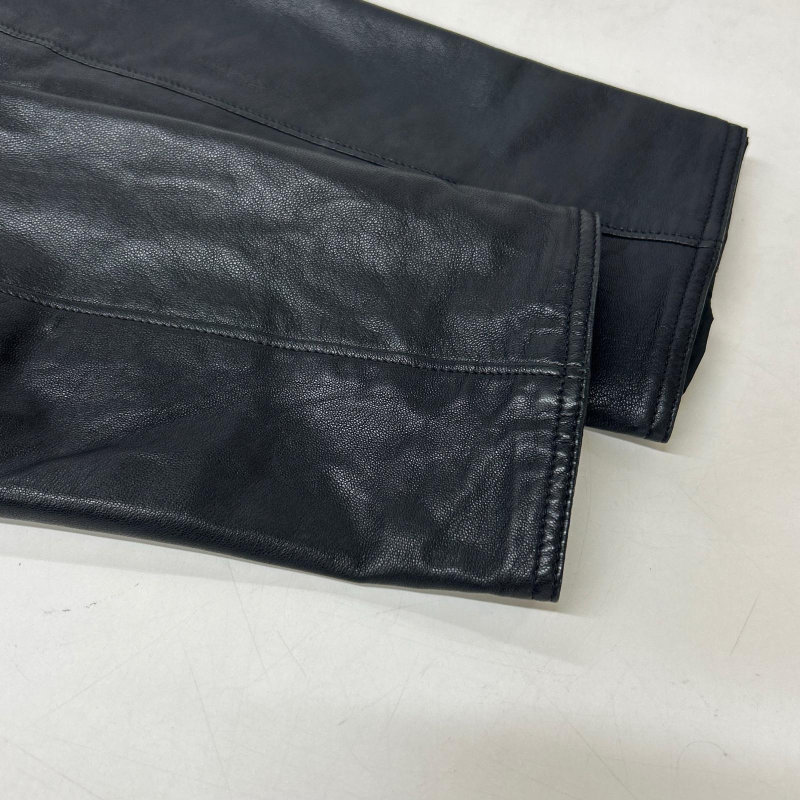 JILSANDER ジルサンダー 20111W00040 ブラック ナイロン×レザー リバーシブルコート ジャケット