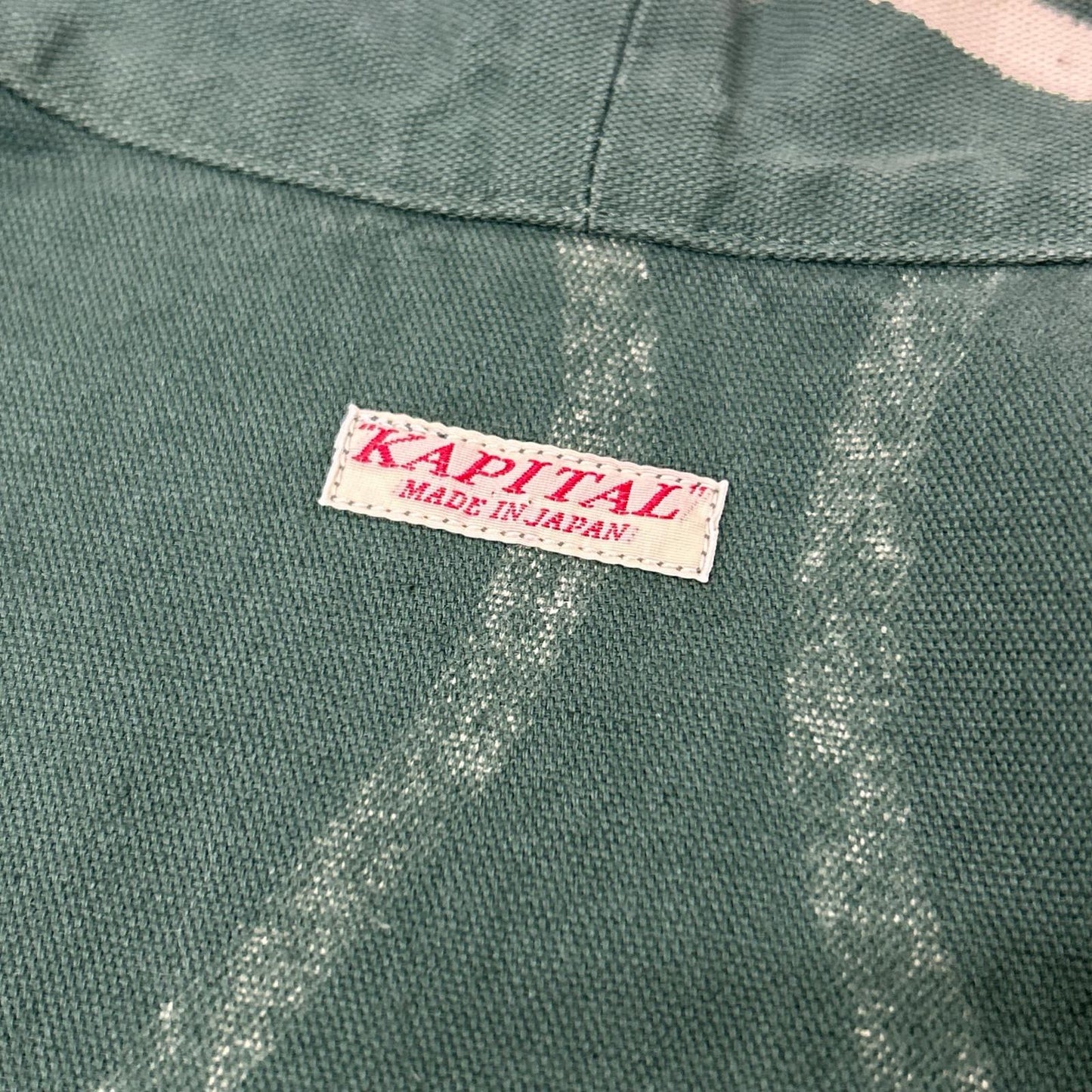 KAPITAL キャピタル EK-1045 グリーン 酔縞柄 カカシシャツ ジャケット