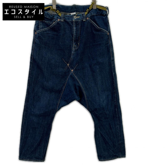 GANRYU ガンリュウ 16AW インディゴ ER-P001 セルビッジ サルエルデニムパンツ ボトムス
