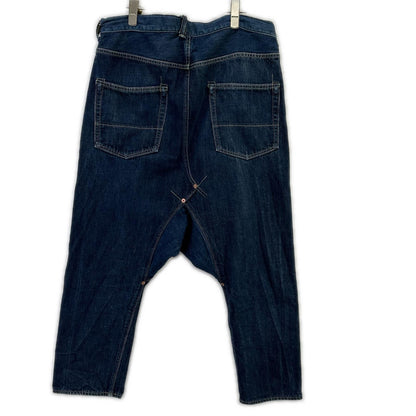 GANRYU ガンリュウ 16AW インディゴ ER-P001 セルビッジ サルエルデニムパンツ ボトムス