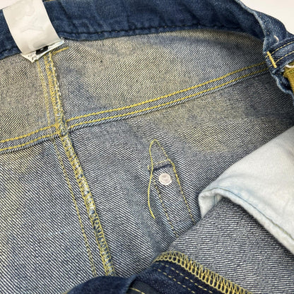 GANRYU ガンリュウ 16AW インディゴ ER-P001 セルビッジ サルエルデニムパンツ ボトムス
