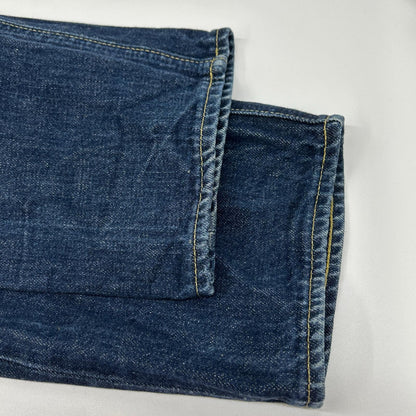 GANRYU ガンリュウ 16AW インディゴ ER-P001 セルビッジ サルエルデニムパンツ ボトムス
