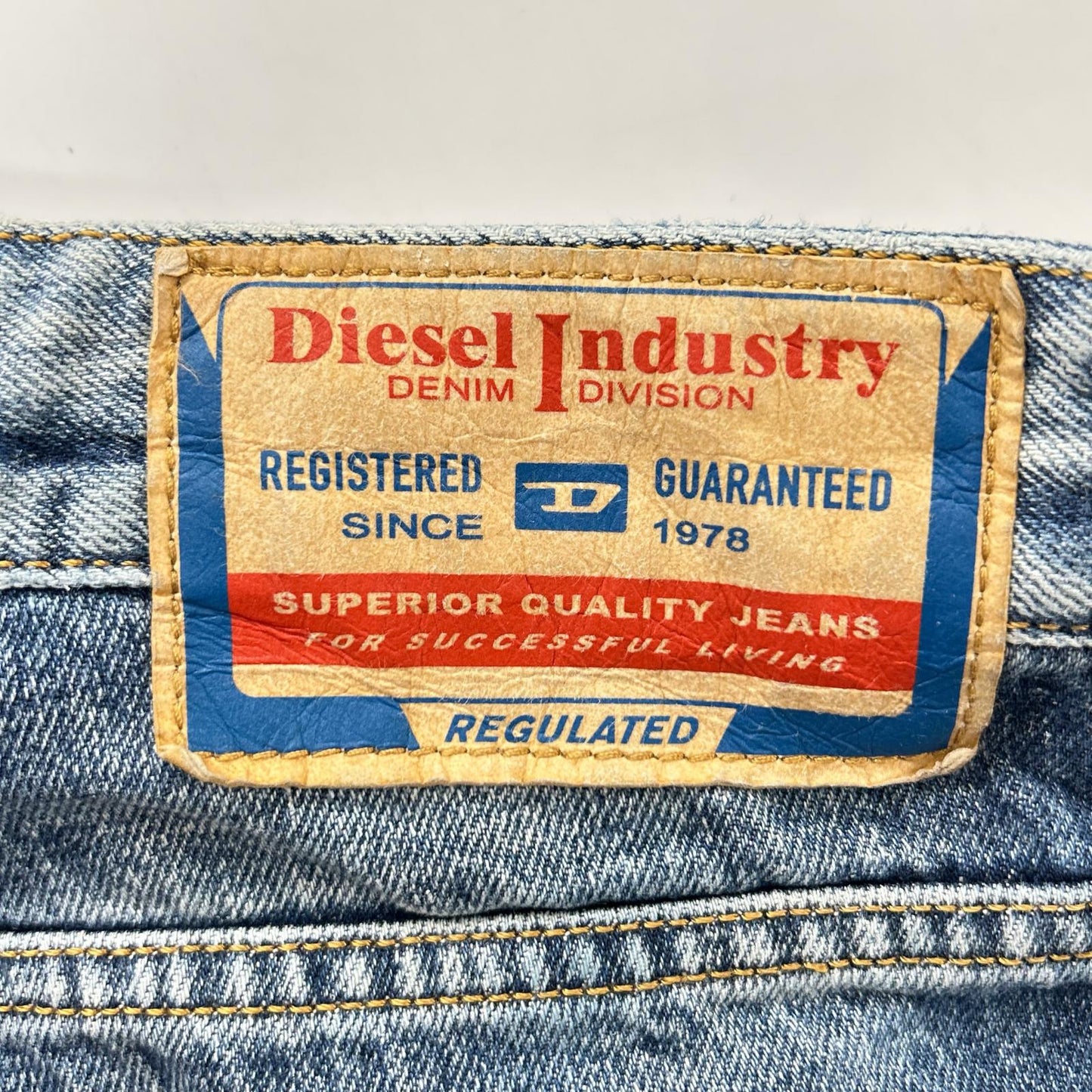 DIESEL ディーゼル ブルーD-AMNY-SP サイドライン デニムパンツ ボトムス