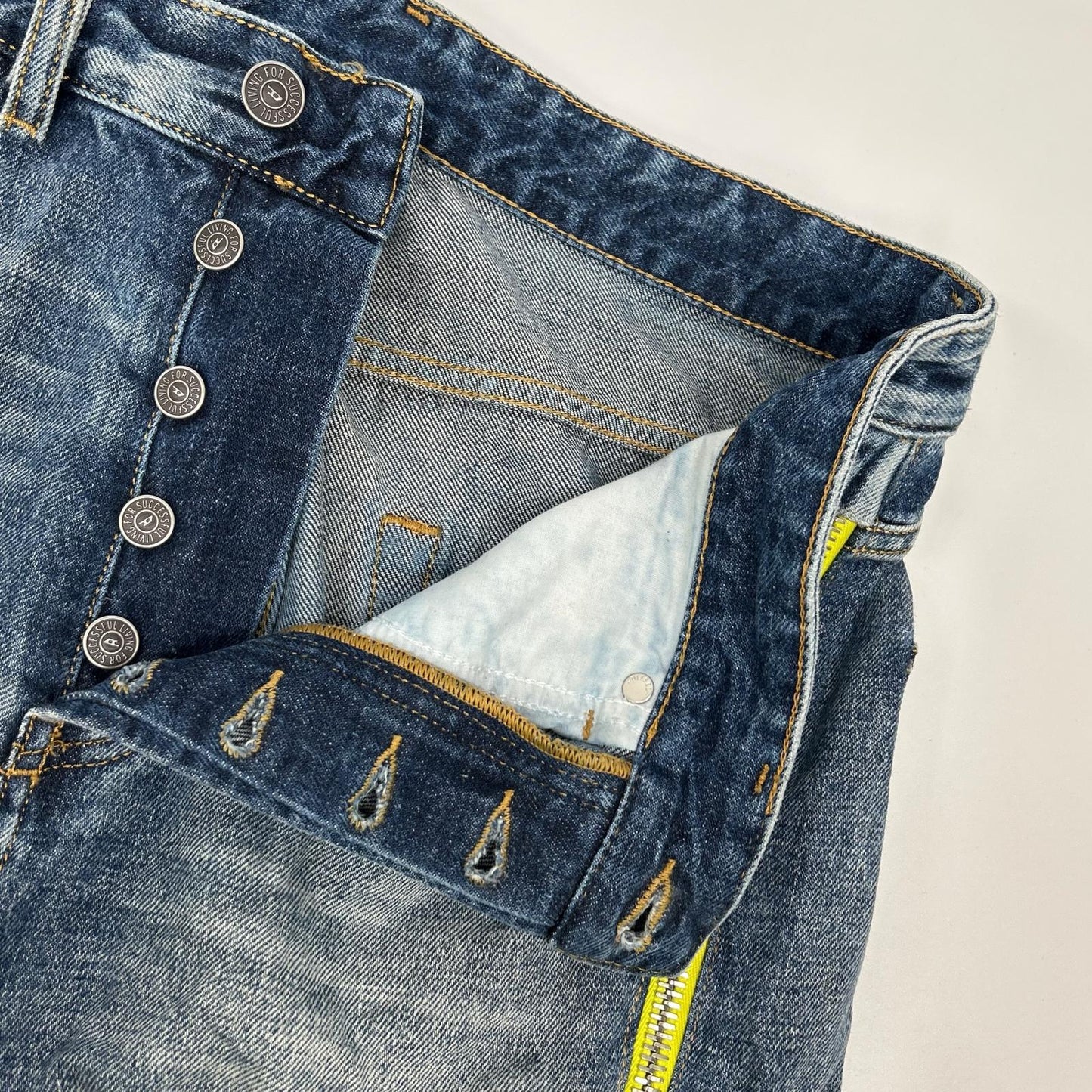 DIESEL ディーゼル ブルーD-AMNY-SP サイドライン デニムパンツ ボトムス