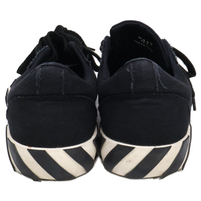 OFF-WHITE オフホワイト LOW VULCANIZED キャンバス ローカットスニーカー シューズ