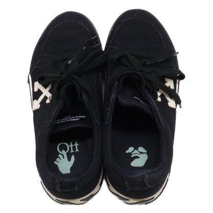 OFF-WHITE オフホワイト LOW VULCANIZED キャンバス ローカットスニーカー シューズ