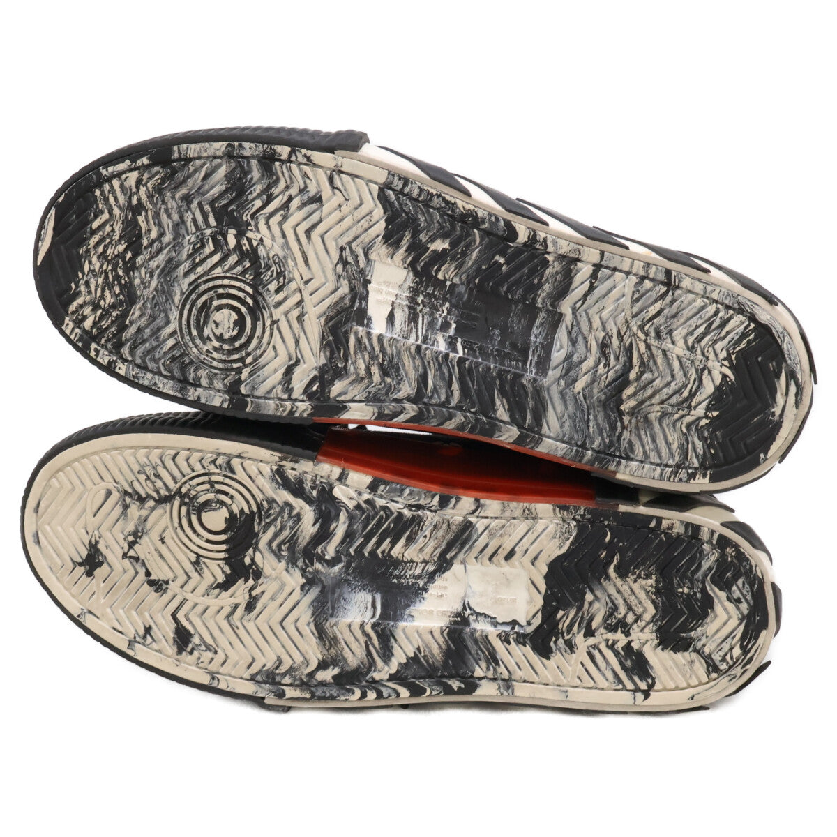 OFF-WHITE オフホワイト LOW VULCANIZED キャンバス ローカットスニーカー シューズ
