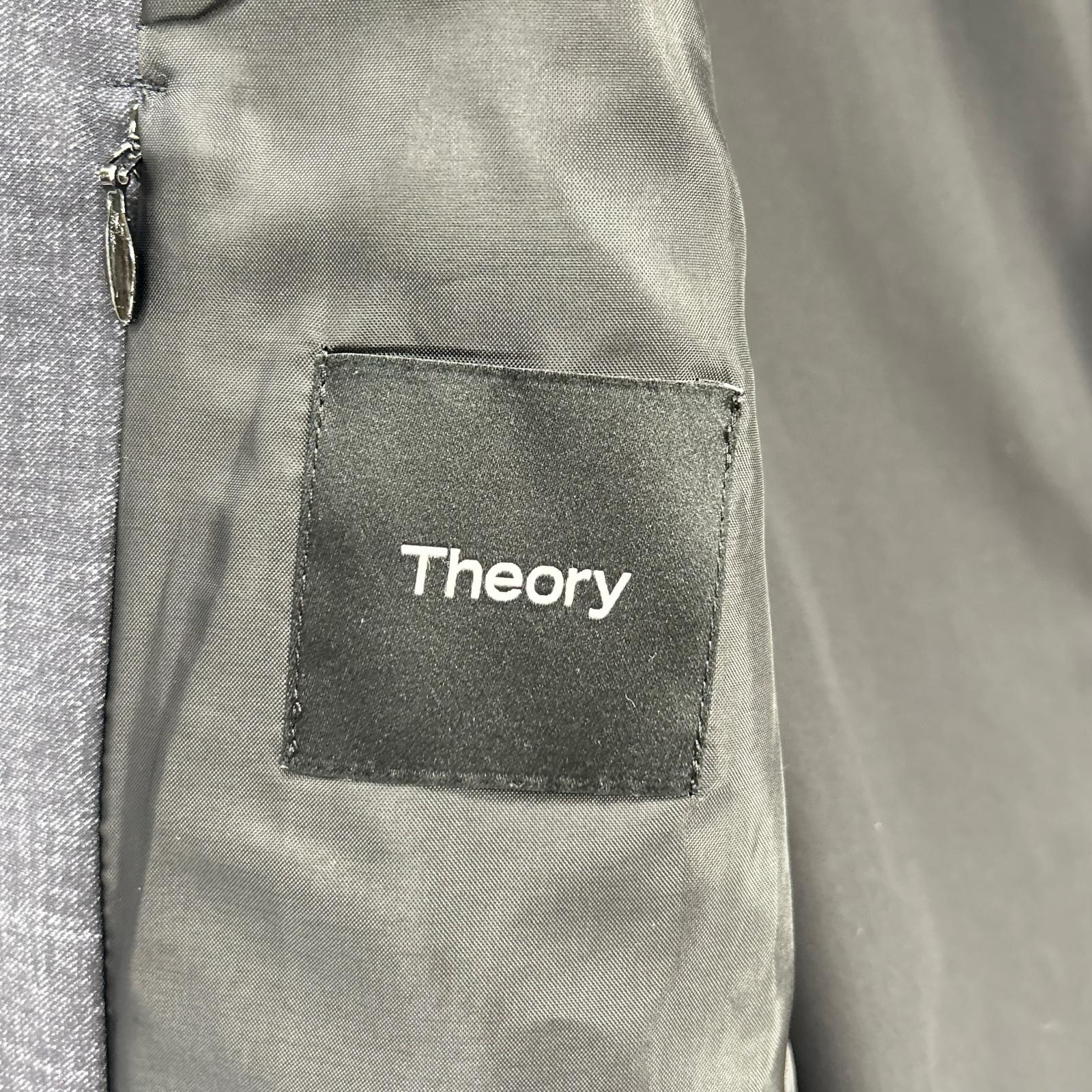 Theory セオリー 24年 ネイビー シングル 2B ジャケット セットアップ スーツ セットアップ
