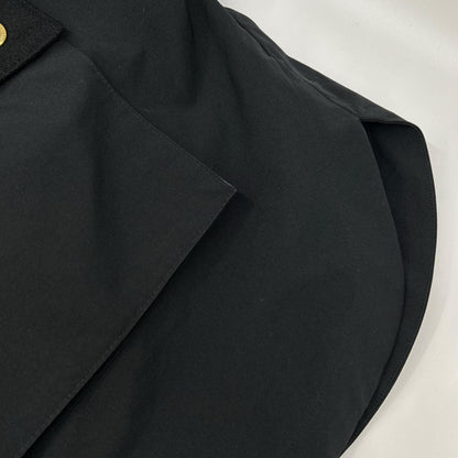 TRADITIONAL WEATHERWEAR トラディショナルウェザーウェア ブラック ウール×ナイロン ライナー付き ケープコート コート