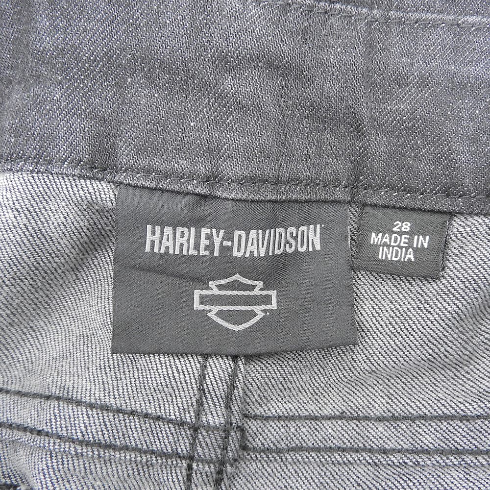 HARLEY DAVIDSON ハーレーダビッドソン デニム オーバーオール レディース ブラック 28 96290-23VW/2800 オーバーオール オールインワン
