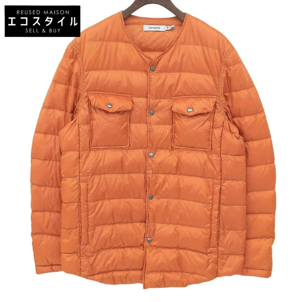 nonnative ノンネイティブ ナイロン ノーカラー ダウンジャケット メンズ オレンジ 2 NN-J2213 ジャケット