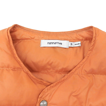nonnative ノンネイティブ ナイロン ノーカラー ダウンジャケット メンズ オレンジ 2 NN-J2213 ジャケット