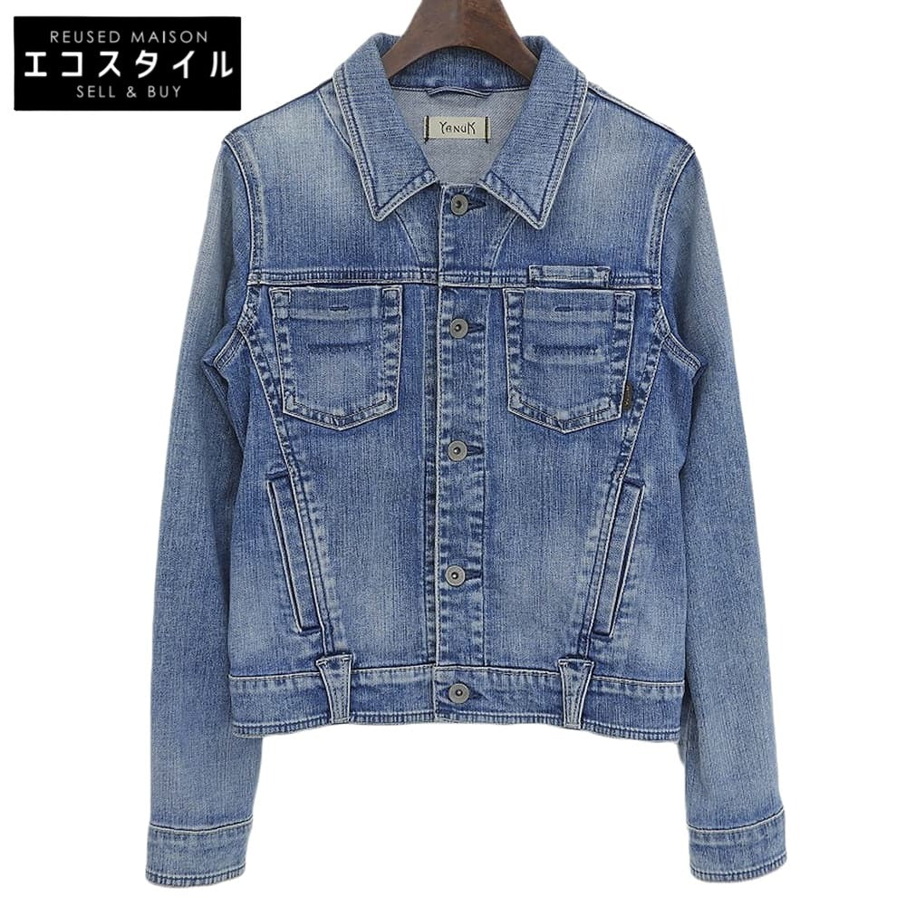 YANUK ヤヌーク EMILY 2nd デニムジャケット レディース ブルー S 57171080 ジャケット