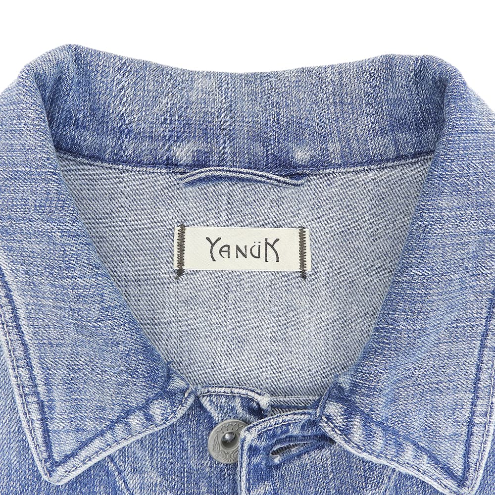 YANUK ヤヌーク EMILY 2nd デニムジャケット レディース ブルー S 57171080 ジャケット