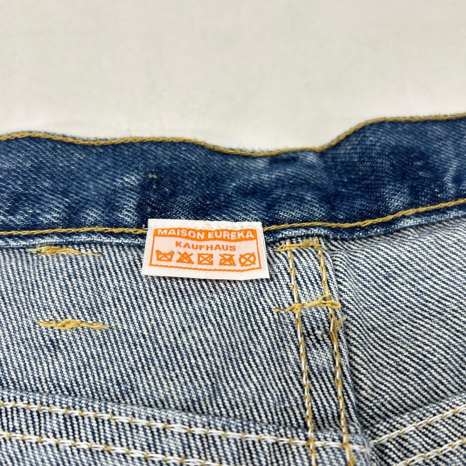 MAISON EUREKA メゾンエウレカ 017 VINTAGE REWORK BIGGY バギー デニムパンツ ボトムス