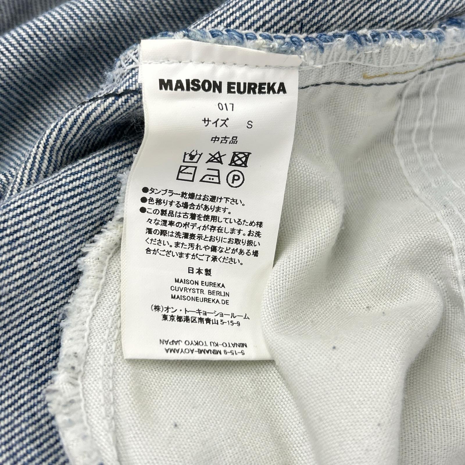 MAISON EUREKA メゾンエウレカ 017 VINTAGE REWORK BIGGY バギー デニムパンツ ボトムス