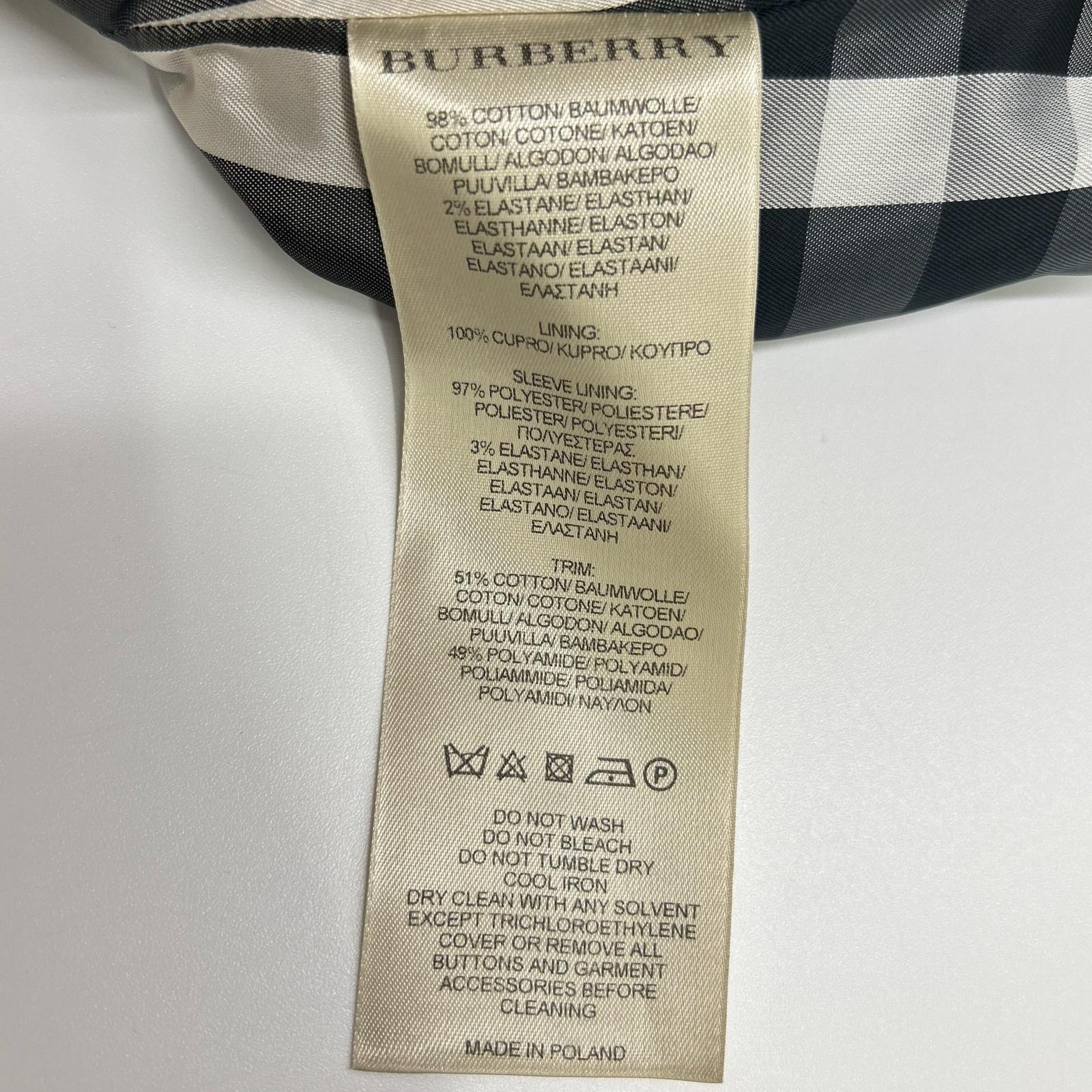 Burberry LONDON Burberry London Black Tulle Nova Check-Lined Single-Breasted Blazer Jacket