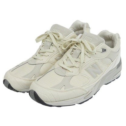 NEW BALANCE New Balance excellent condition 991 US-made low-top sneakers shoes men's off-white 8 1/2D M991CR1 shoes
