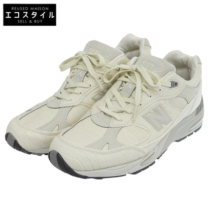 NEW BALANCE New Balance excellent condition 991 US-made low-top sneakers shoes men's off-white 8 1/2D M991CR1 shoes