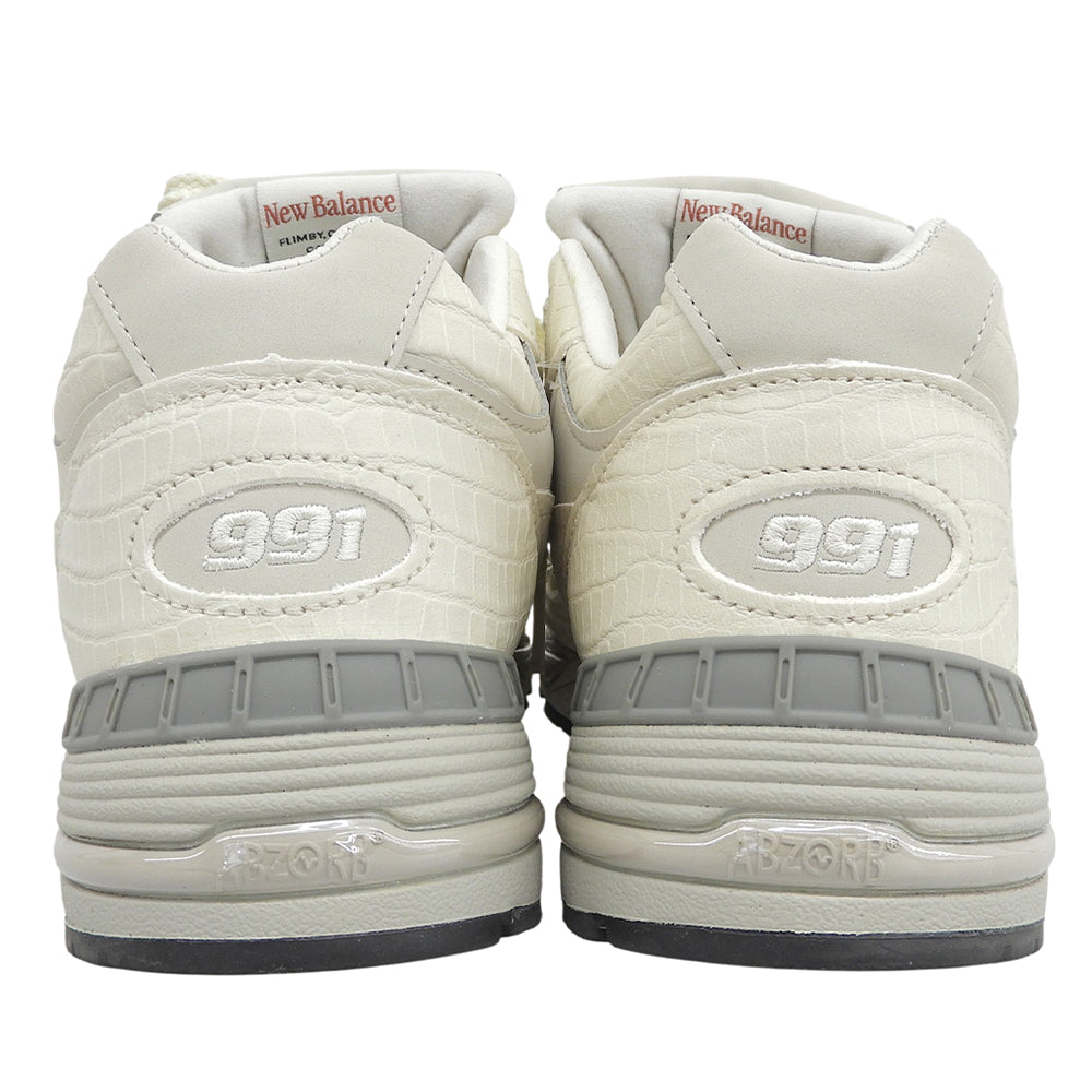 NEW BALANCE New Balance excellent condition 991 US-made low-top sneakers shoes men's off-white 8 1/2D M991CR1 shoes