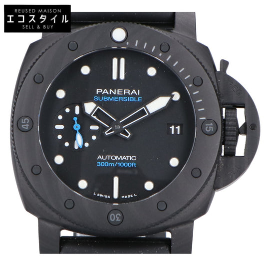 PANERAI パネライ PAM01231 マットブラック サブマーシブル カーボテック 自動巻 腕時計